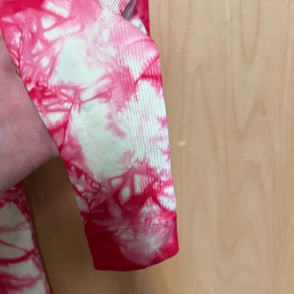 SetActive Pink Tie Dye Leggings - Picture 6 of 8